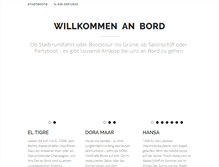 Tablet Screenshot of berliner-bootsverleih.de